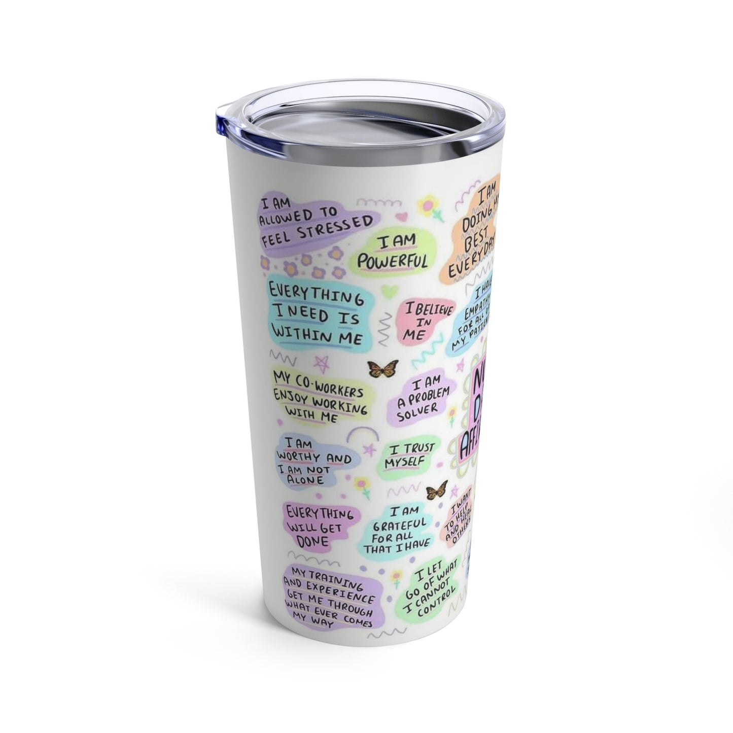 Nursing Affirmations Tumbler 20oz