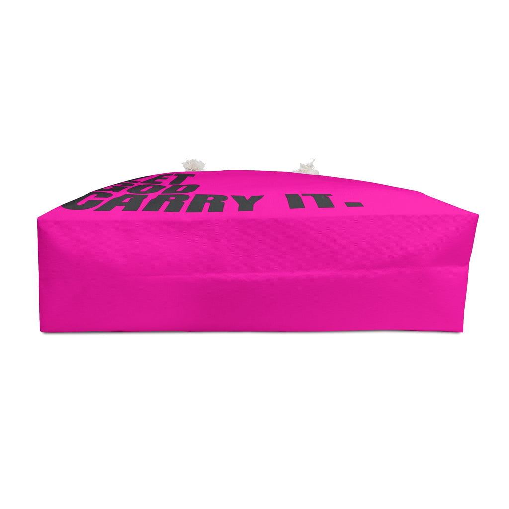 Let God Carry It Weekender Bag — Christian Inspirational Travel Tote