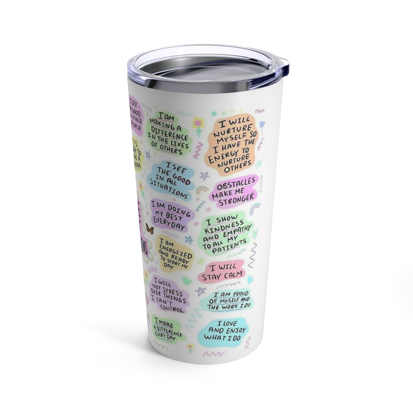 Nursing Affirmations Tumbler 20oz