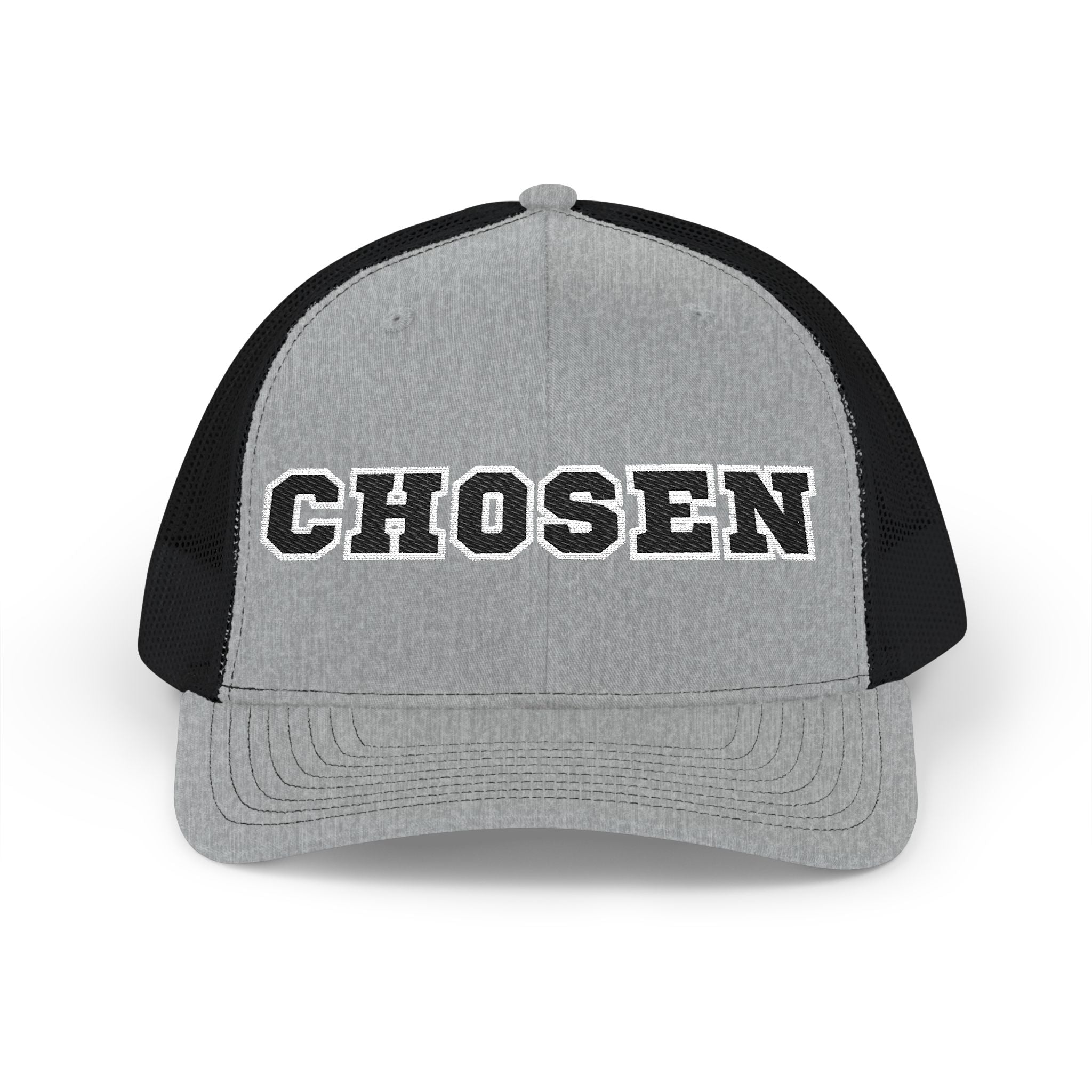 Chosen Snapback Trucker Cap — Bold Embroidered Mesh Baseball Hat