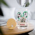 * HOLIDAY - CHRISTMAS Mickey Sipper Glass 16oz – Merry Christmas Holiday Drink Tumbler