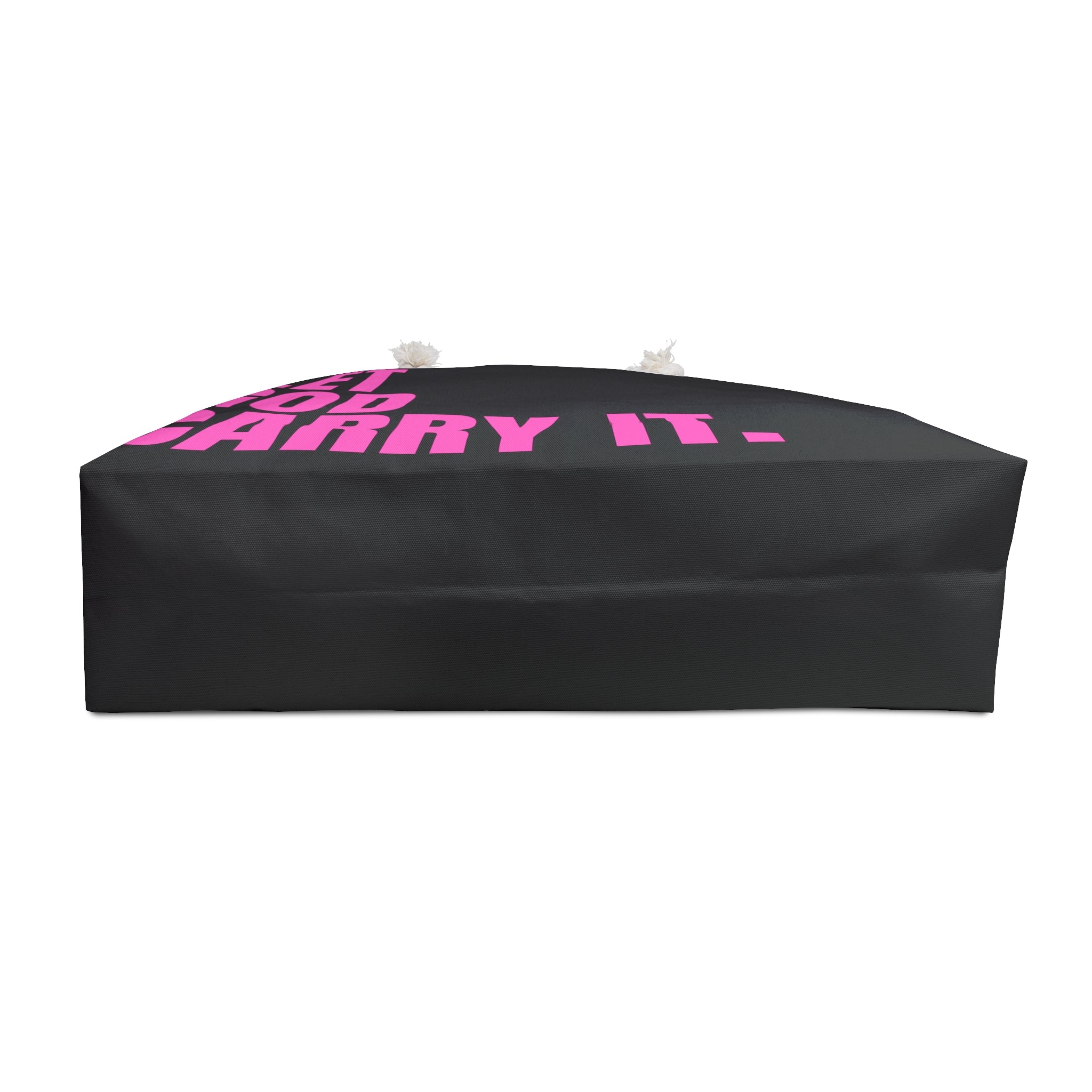 Let God Carry It Weekender Bag – Inspirational Travel Tote