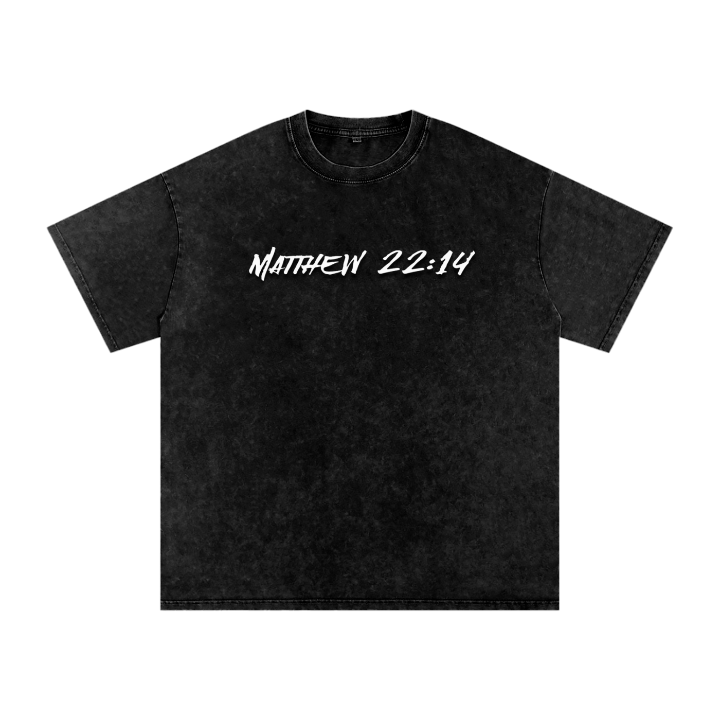 FAITH DESIGNS - CHOSEN - PREMIUM - Snow Washed Oversized Cotton T-Shirt (250 gsm)