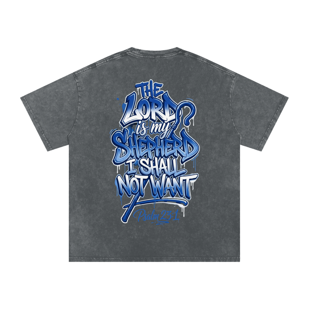 PREMIUM - Snow Washed Oversized Cotton T-Shirt 250 GSM