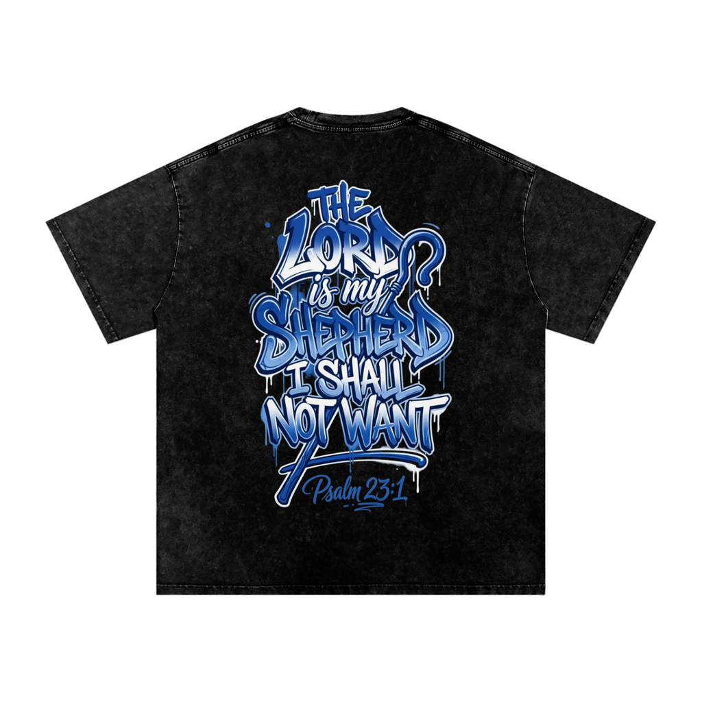 PREMIUM - Snow Washed Oversized Cotton T-Shirt 250 GSM