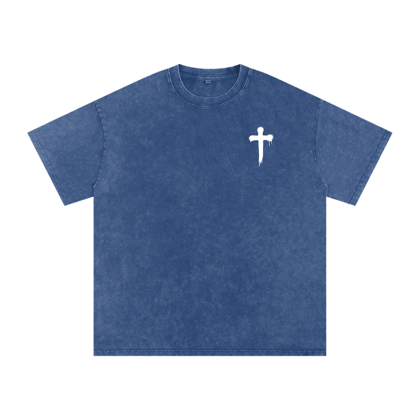 FAITH DESIGNS - MY SHEPHERD - PREMIUM -  Snow Washed Oversized Cotton T-Shirt (250 gsm)