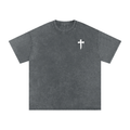 PREMIUM - Snow Washed Oversized Cotton T-Shirt 250 GSM