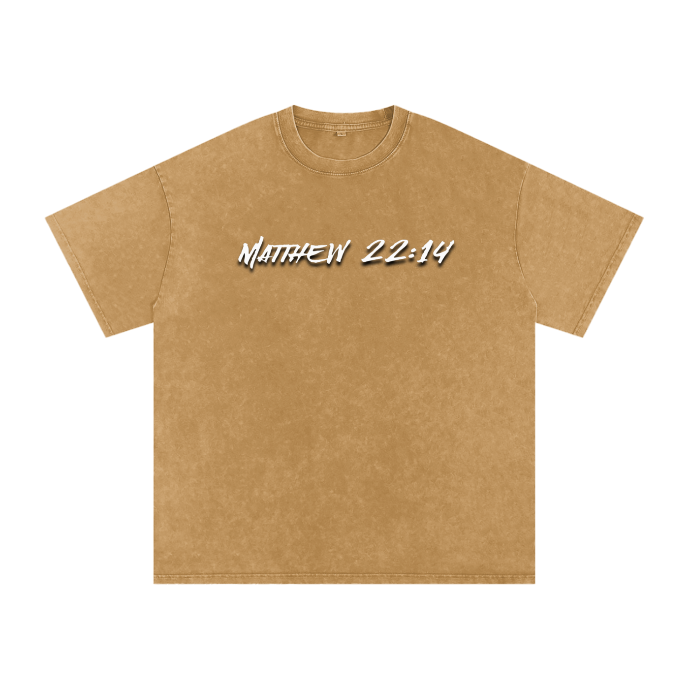 FAITH DESIGNS - CHOSEN - PREMIUM - Snow Washed Oversized Cotton T-Shirt (250 gsm)