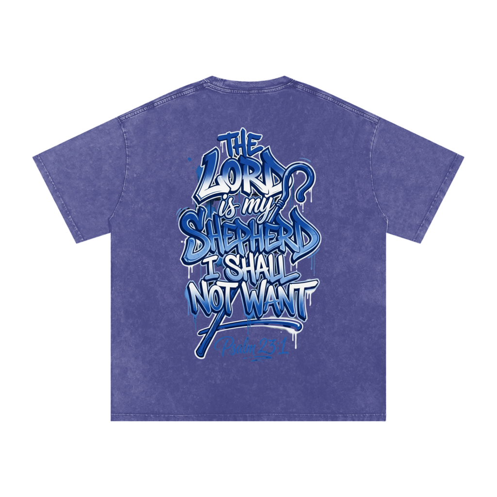 PREMIUM - Snow Washed Oversized Cotton T-Shirt 250 GSM