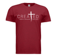FAITH DESIGNS- ADULT- CREATED WITH A PURPOSE TSHIRT (SOFTSTYLE)