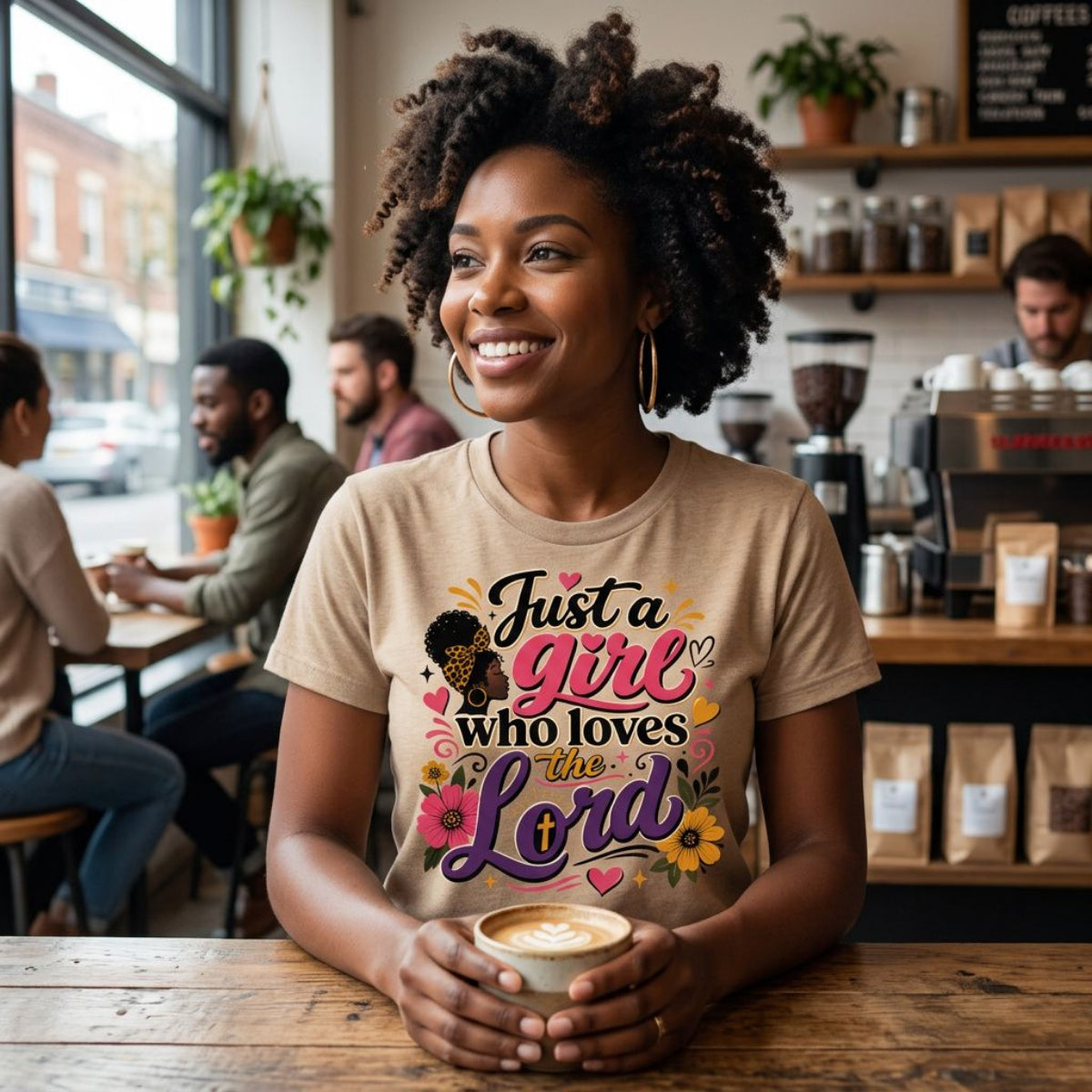 JUST A GIRL - Women's Soft Style T-Shirt