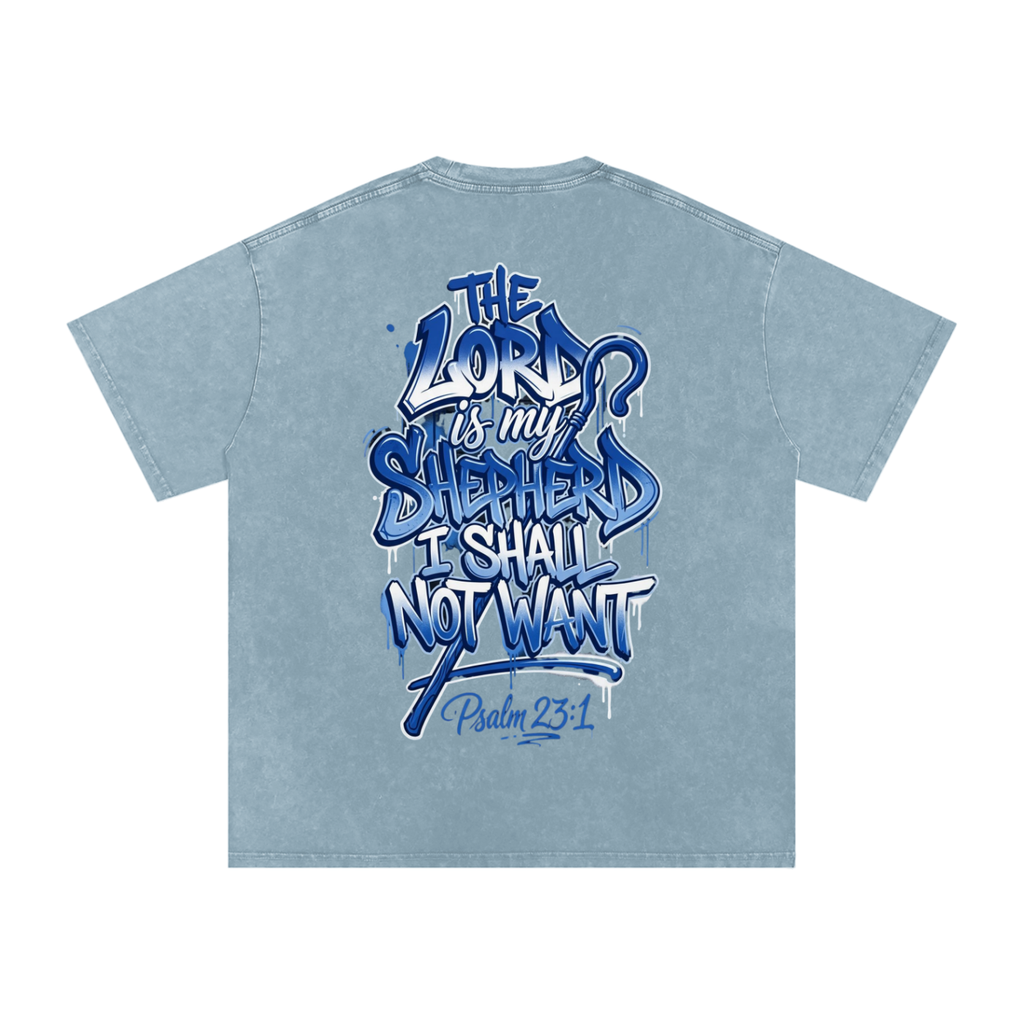 PREMIUM - Snow Washed Oversized Cotton T-Shirt 250 GSM