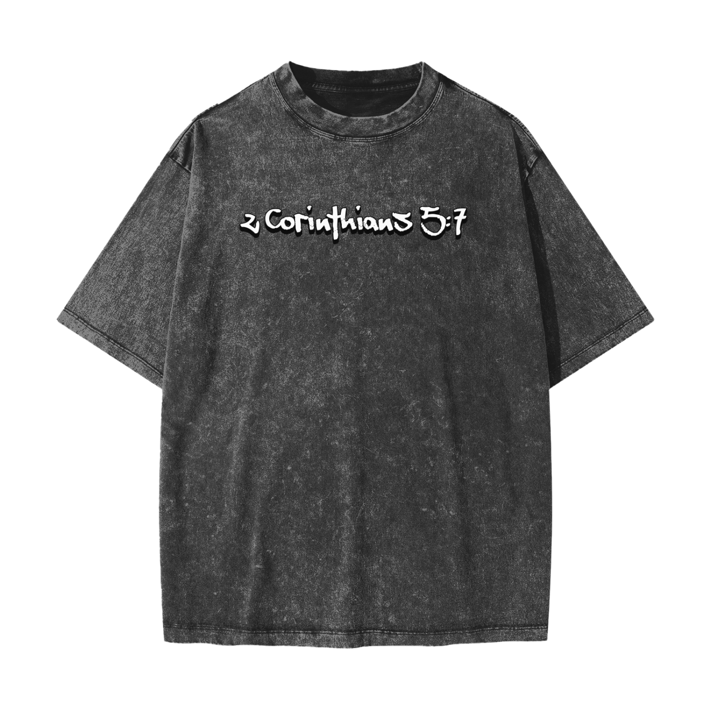 FAITH DESIGNS - FAITH - Heavyweight Snow Washed T-Shirt (285 GSM)