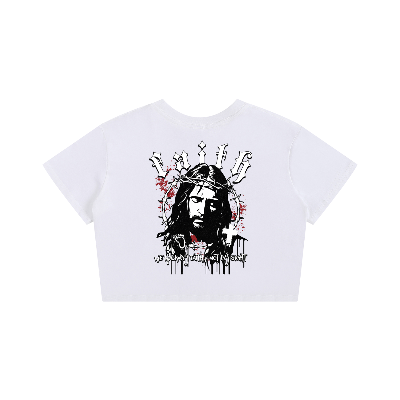 WOMENS - FAITH - PREMIUM Baby Tee Seamless T-Shirt - 200 GSM