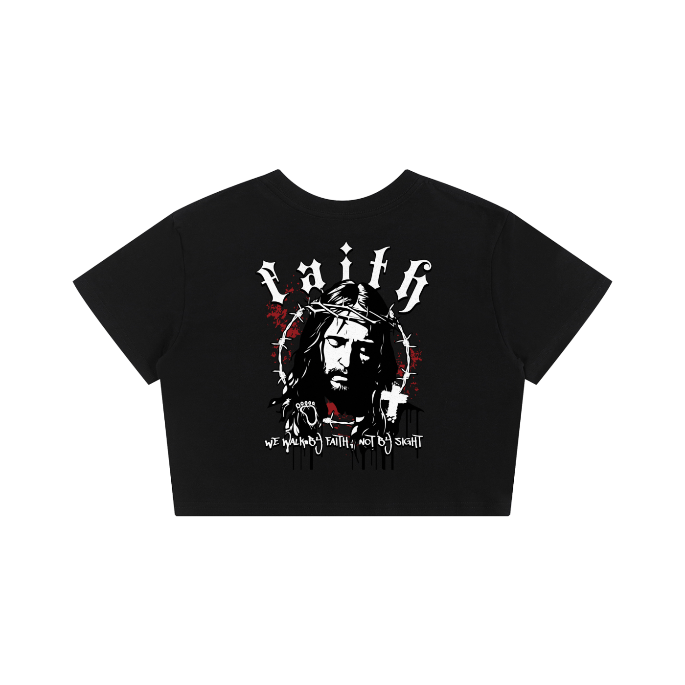 WOMENS - FAITH - PREMIUM Baby Tee Seamless T-Shirt - 200 GSM