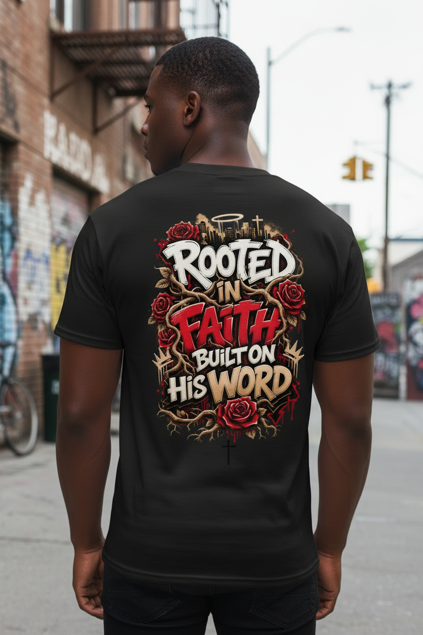 ROOTED IN FAITH DTF TSHIRT