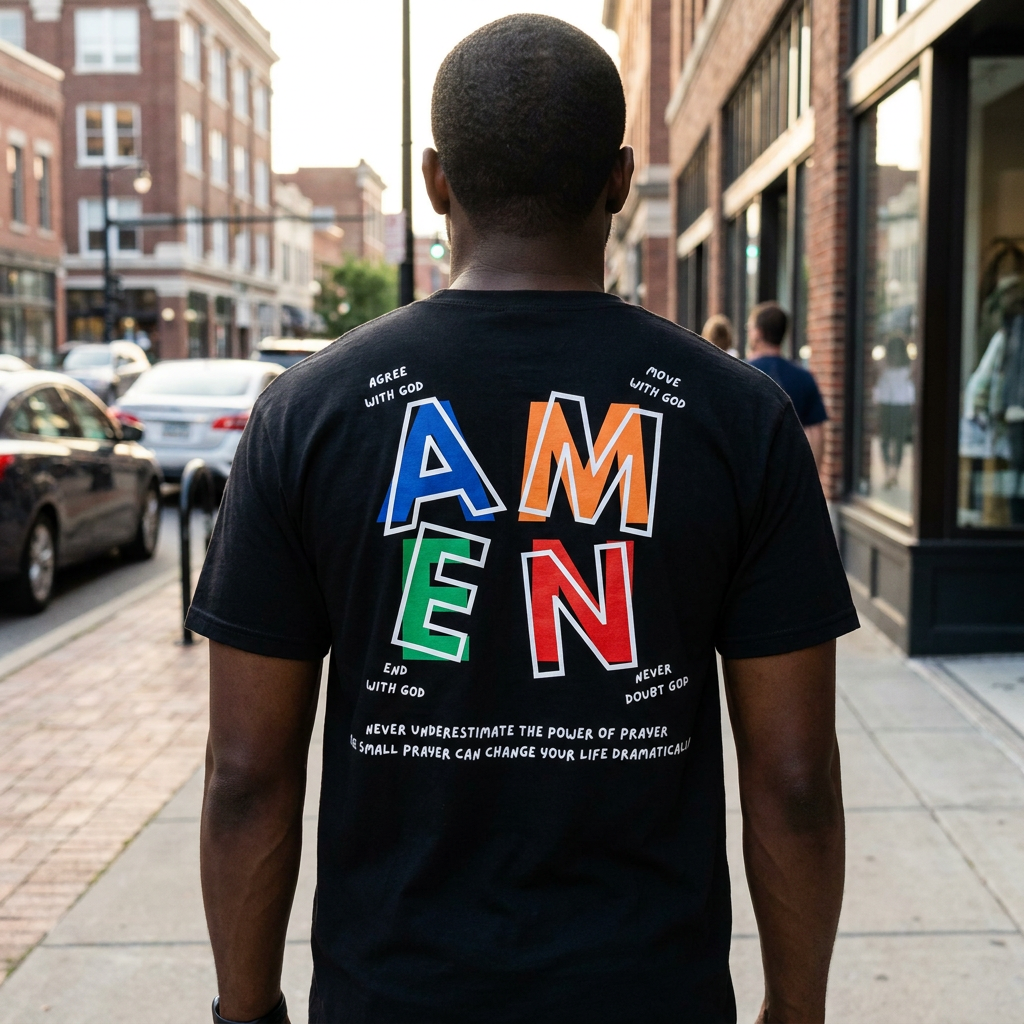 FAITH DESIGNS - AMEN - TSHIRT